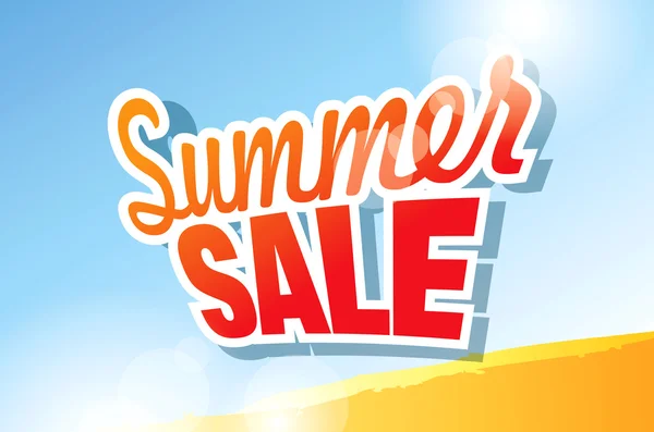 Summer sale banner. — Stock Vector