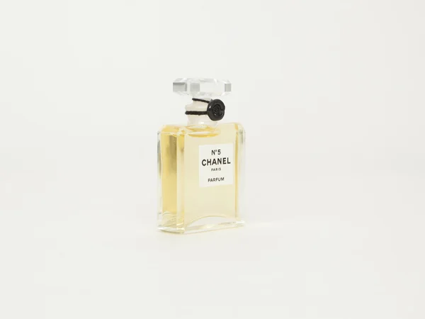 #5 Chanel butelka perfum. Paryż. Francja — Zdjęcie stockowe