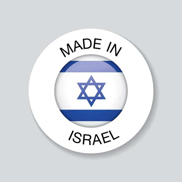 Gemaakt in Israël pictogram — Stockvector