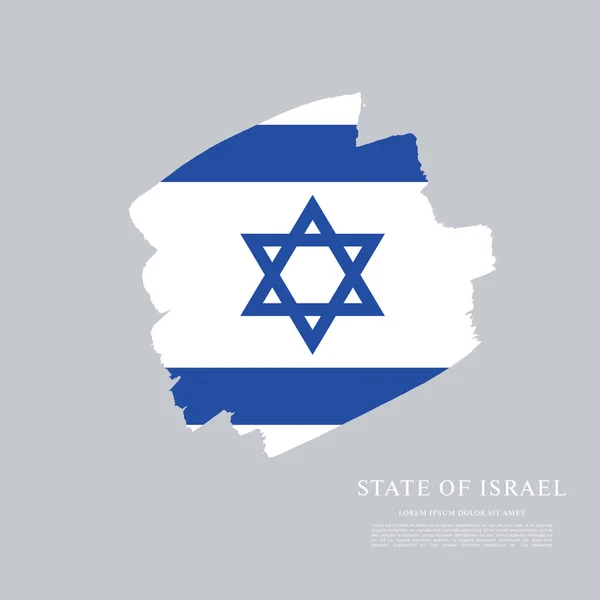 Vlag van Israël achtergrond — Stockvector