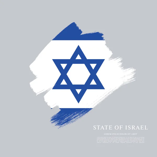 Vlag van Israël achtergrond — Stockvector