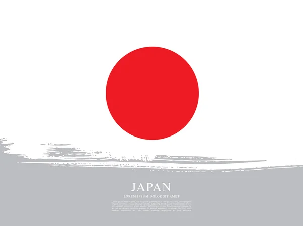 Drapeau du Japon Contexte — Image vectorielle