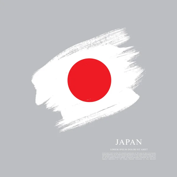 Drapeau du Japon Contexte — Image vectorielle