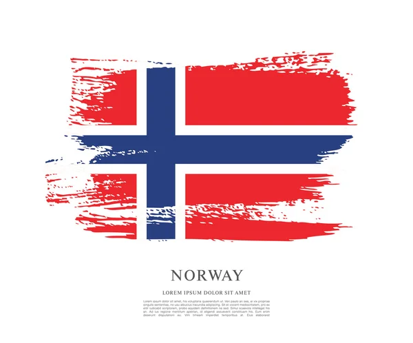 Фон флага Норвегии — стоковый вектор