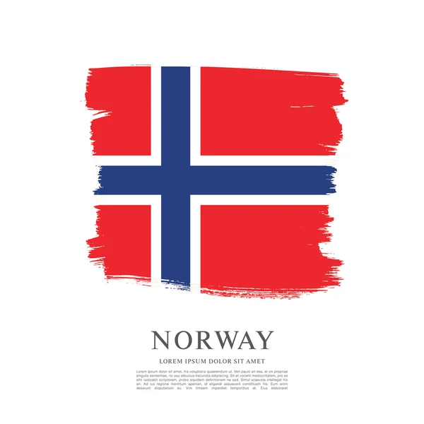 Norvège drapeau fond — Image vectorielle
