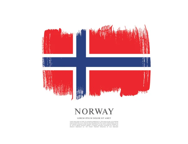 Fondo bandera de Noruega — Archivo Imágenes Vectoriales