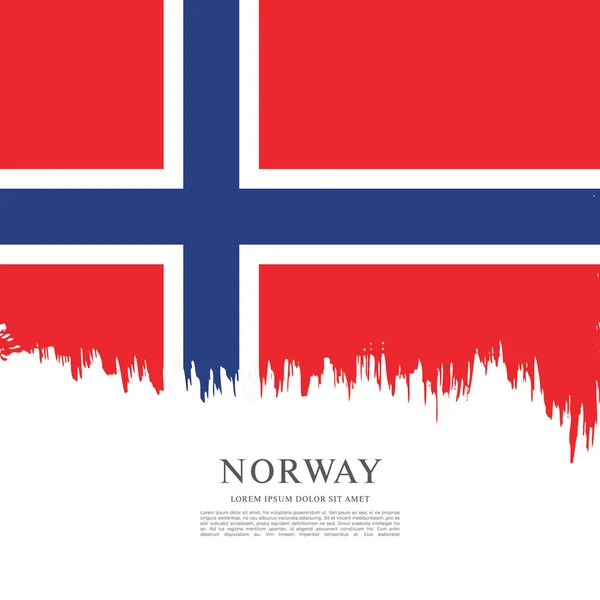 Norvège drapeau fond — Image vectorielle