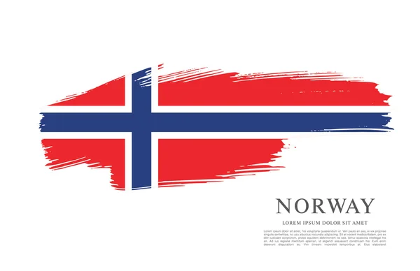 Fondo bandera de Noruega — Archivo Imágenes Vectoriales