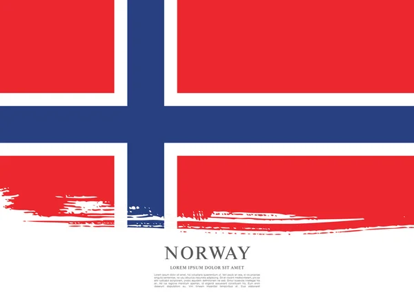 Fondo bandera de Noruega — Archivo Imágenes Vectoriales