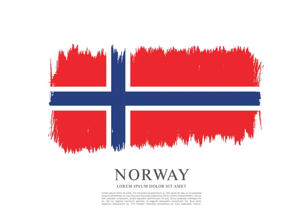 Norway bandeira fundo — Vetor de Stock