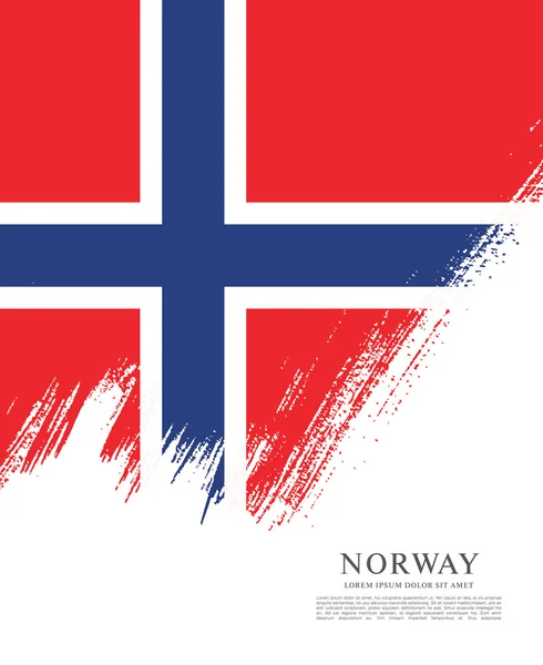 Fondo bandera de Noruega — Archivo Imágenes Vectoriales