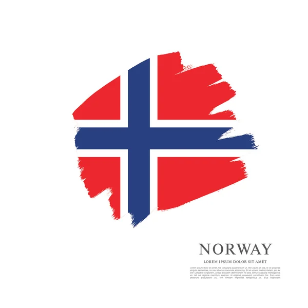 Norway bandeira fundo — Vetor de Stock