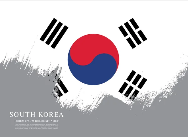 Bandera de Corea del Sur — Archivo Imágenes Vectoriales