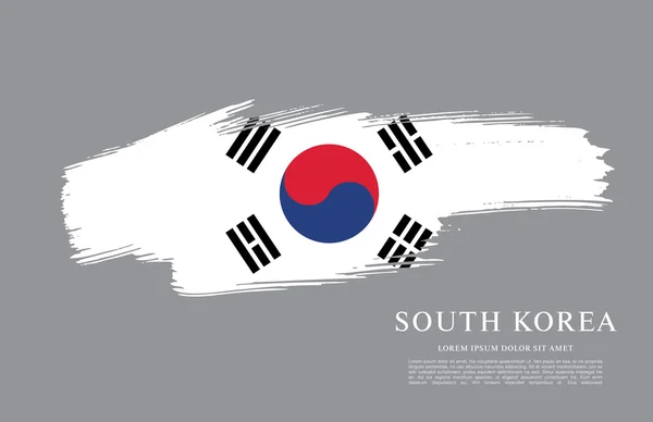 Bandera de Corea del Sur — Archivo Imágenes Vectoriales