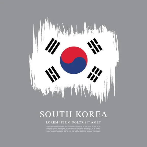 Bandera de Corea del Sur — Archivo Imágenes Vectoriales