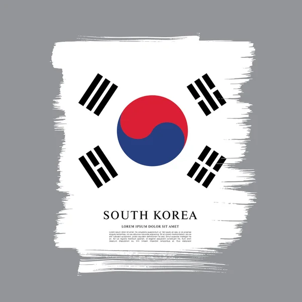 韓国の国旗 — ストックベクタ