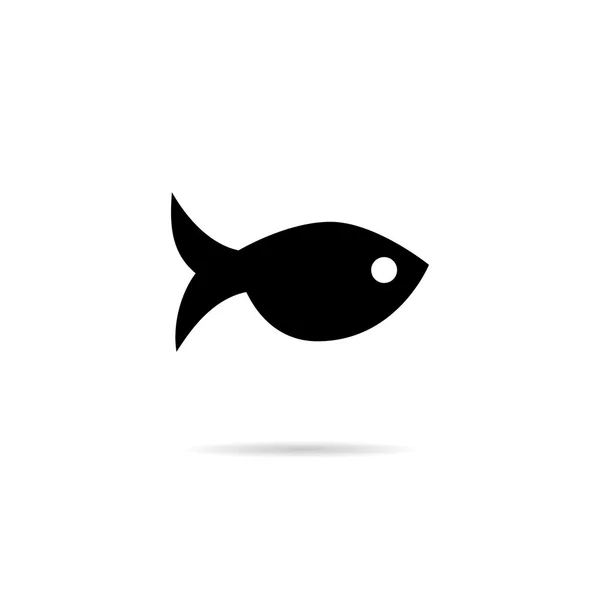 Signo de restaurante pescado . — Vector de stock