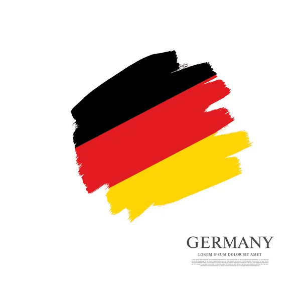 Vlag van Duitsland achtergrond — Stockvector