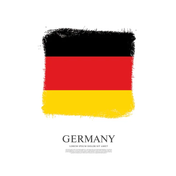 Bandera de Alemania antecedentes — Vector de stock