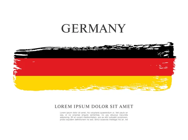 Almanya arka plan bayrak — Stok Vektör