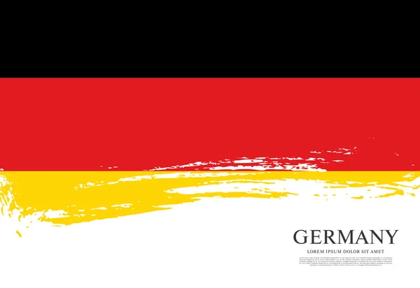 ドイツの背景の旗 — ストックベクタ