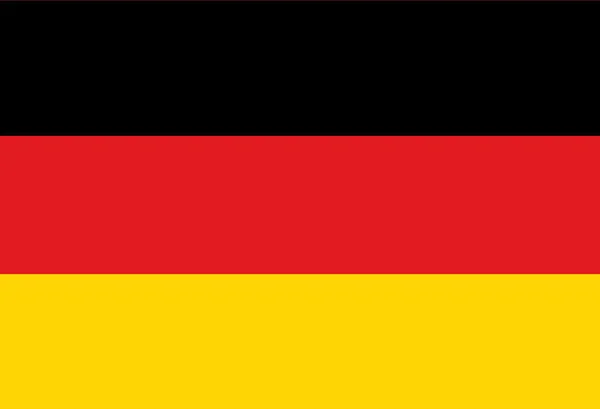 Flagge von Deutschland — Stockvektor