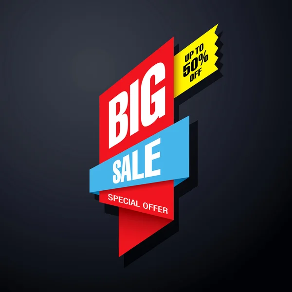 Banner de venda grande —  Vetores de Stock