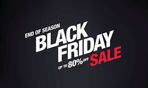 Black Friday Försäljning Banner — Stock vektor