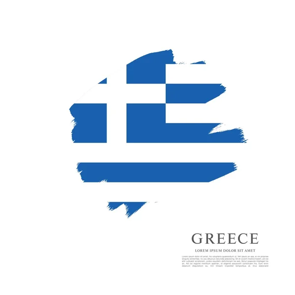 Знак "Флаг Греции" — стоковый вектор