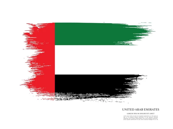 Vlajka Spojených arabských emirátů. — Stockový vektor