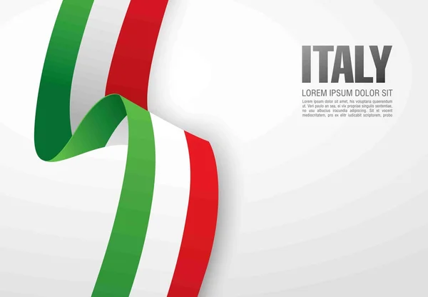 Drapeau de l'Italiefond — Image vectorielle