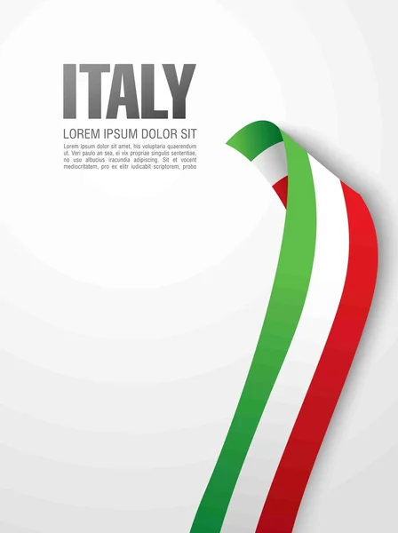 Drapeau de l'Italiefond — Image vectorielle