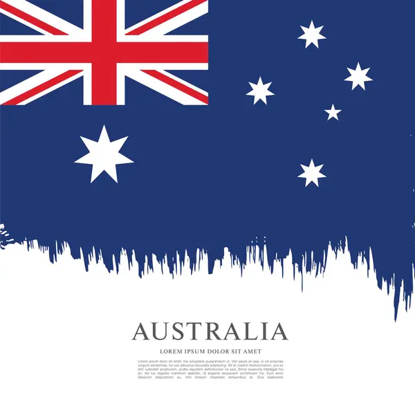 Signo de bandera de Australia — Archivo Imágenes Vectoriales