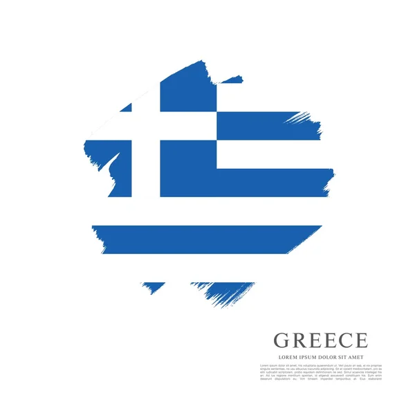Знак "Флаг Греции" — стоковый вектор