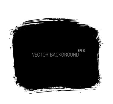 Grunge fırça konturu arka plan