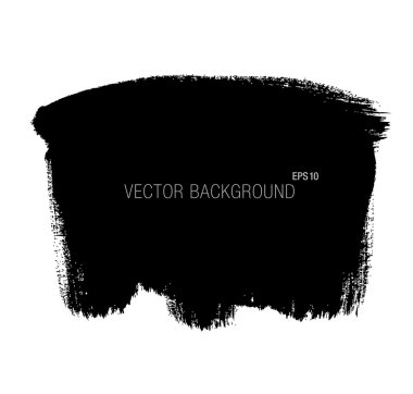 Grunge fırça konturu arka plan