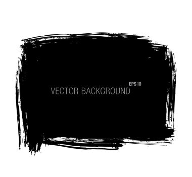 Grunge fırça konturu arka plan