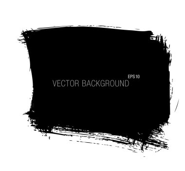 Grunge fırça konturu arka plan