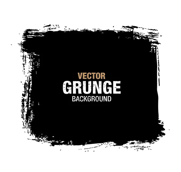 Grunge štětce tahu pozadí — Stockový vektor