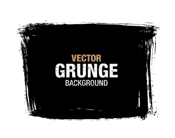 Grunge pincel traço fundo — Vetor de Stock