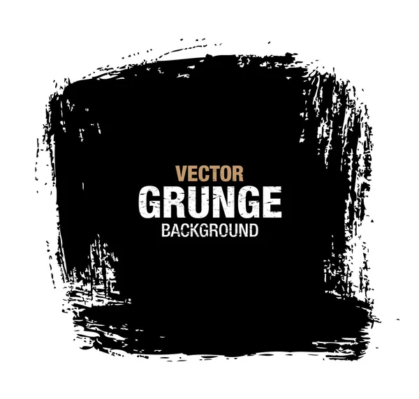 Grunge pincel traço fundo — Vetor de Stock