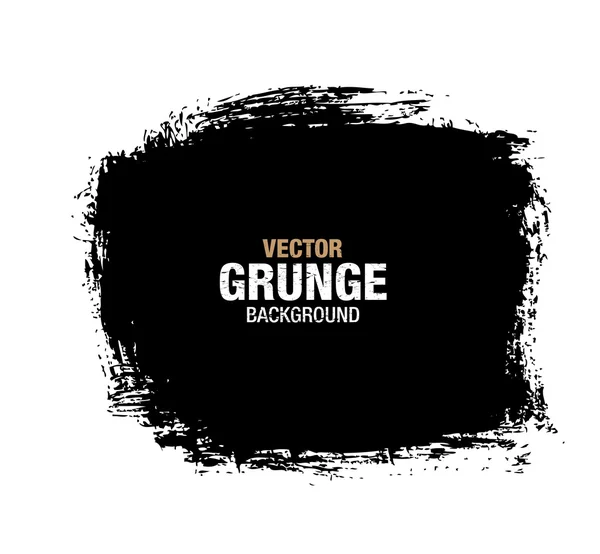 Grunge fırça konturu arka plan — Stok Vektör