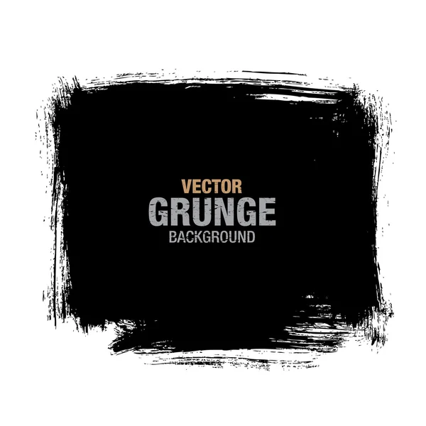 Grunge fekete háttér — Stock Vector