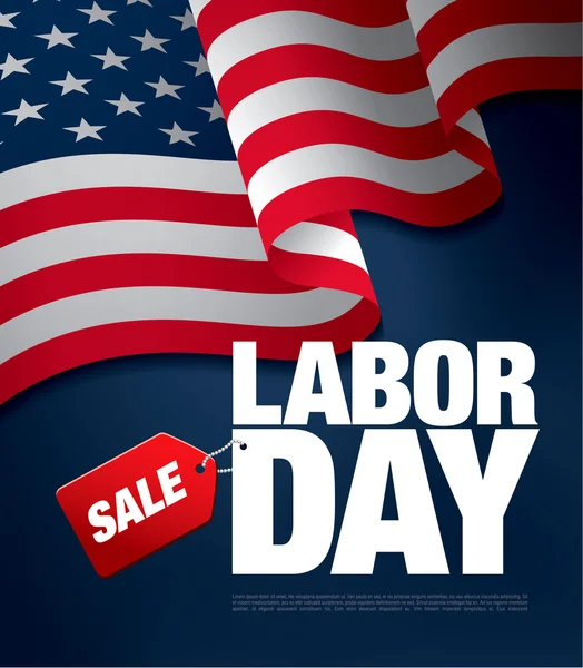 Labor day sale. — Stock Vector