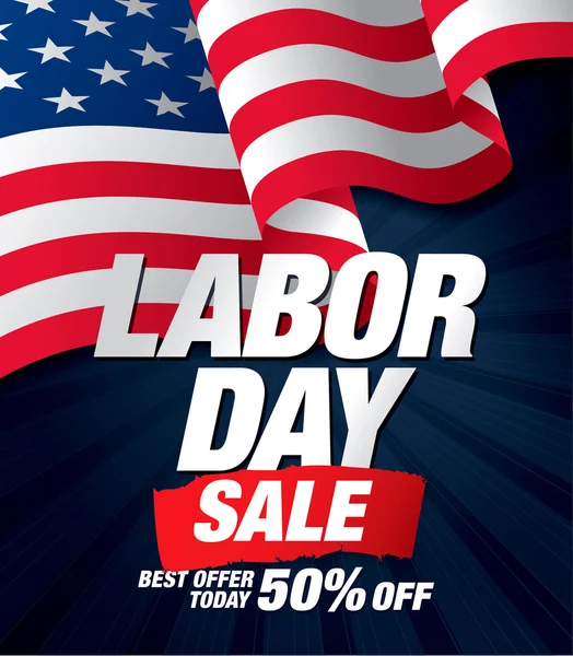 Labor day sale. — Stock Vector