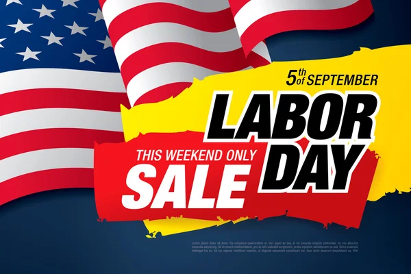 Labor day sale. — Stock Vector