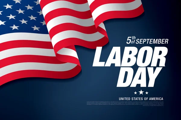Labor day. Banner — Stock Vector