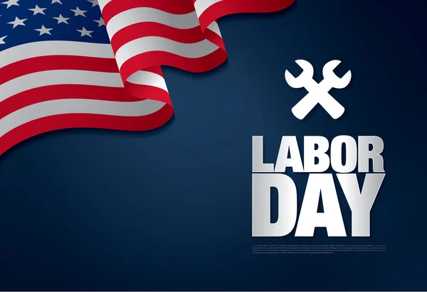 Labor day. Banner — Stock vektor