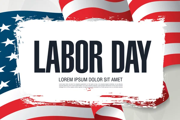 Labor day. Banner — Stock Vector