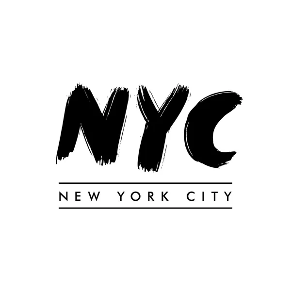 纽约城刻字。纽约 — 图库矢量图片